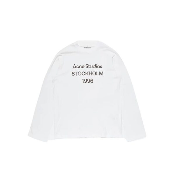 Acne Studios White Stockholm 1996 Long Sleeve Tee OKZY2026964