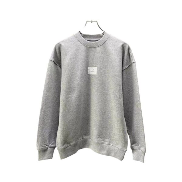 Acne Studios Grey Face Patch Crewneck Sweatshirt OKZY2026969