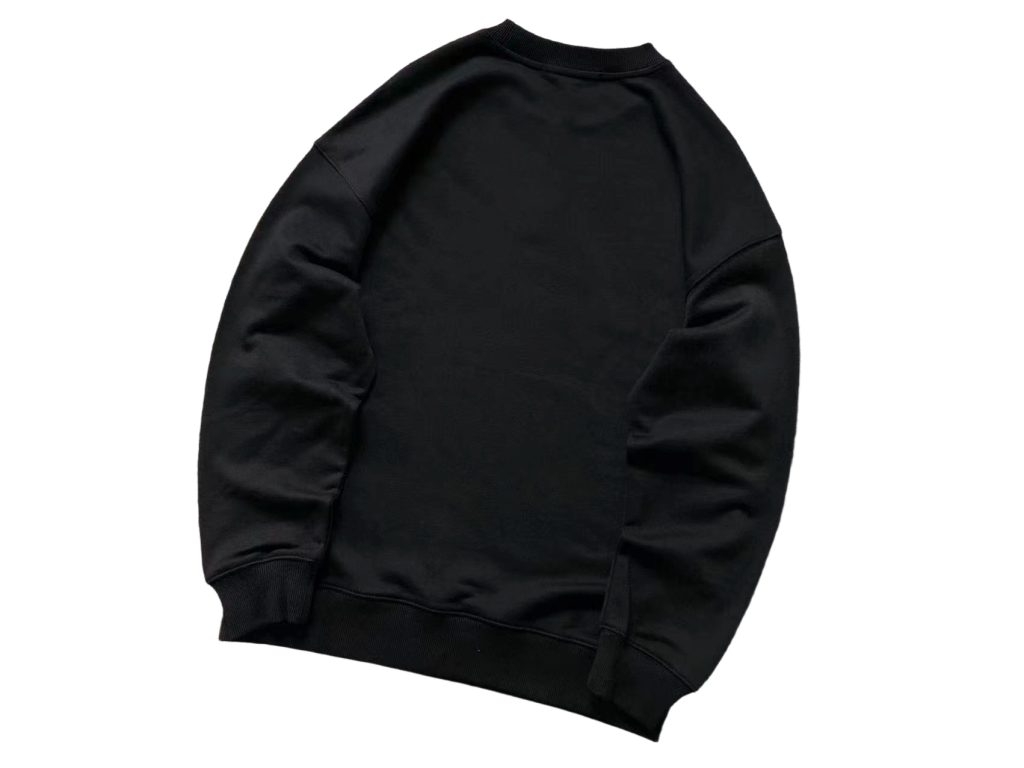 Acne Studios Black Face Patch Crewneck Sweatshirt OKZY2026975