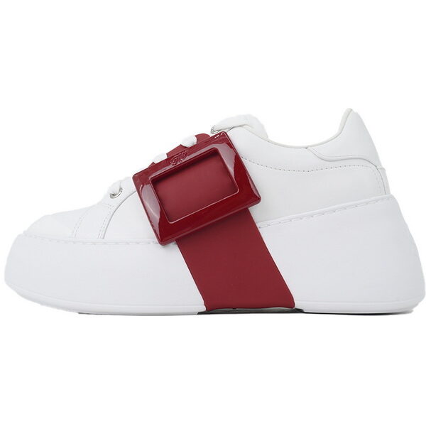 Roger Vivier White And Red Buttons OKLU2026647