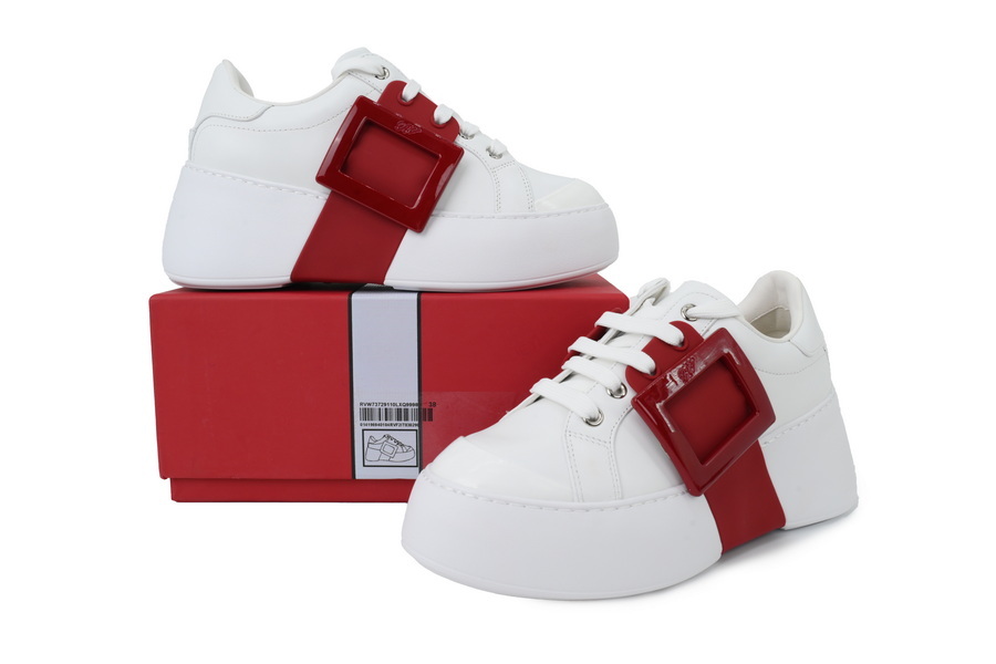 Roger Vivier White And Red Buttons OKLU2026647