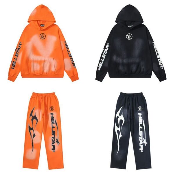 Hellstar Hoodie Orange/Black setOKLU20261677