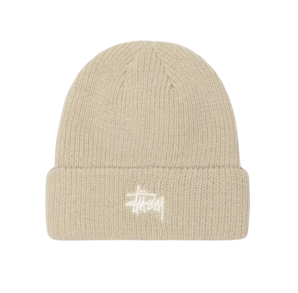 Stussy Basic Cuff Beanie Faded Tan OKLU20261243