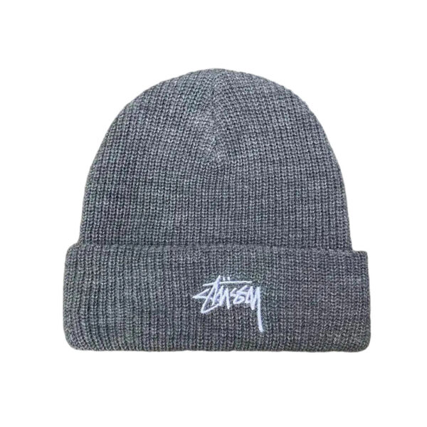 Stussy Basic Cuff Beanie Grey OKLU20261247